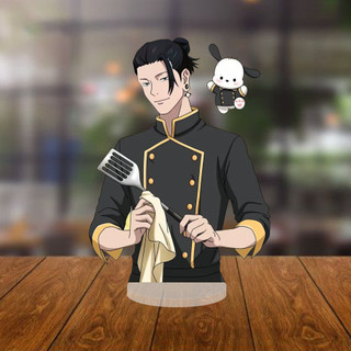 Mô Hình Acrylic Jujutsu kaisen x Sanrio Cafe, Trang Trí Bàn, Quà Tặng
