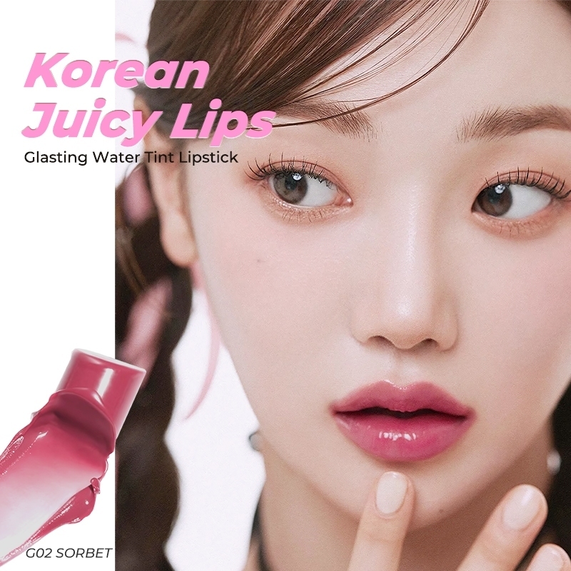 Son Tint Bóng SACE LADY Sáng Bóng Lấp Lánh Trang Điểm Môi