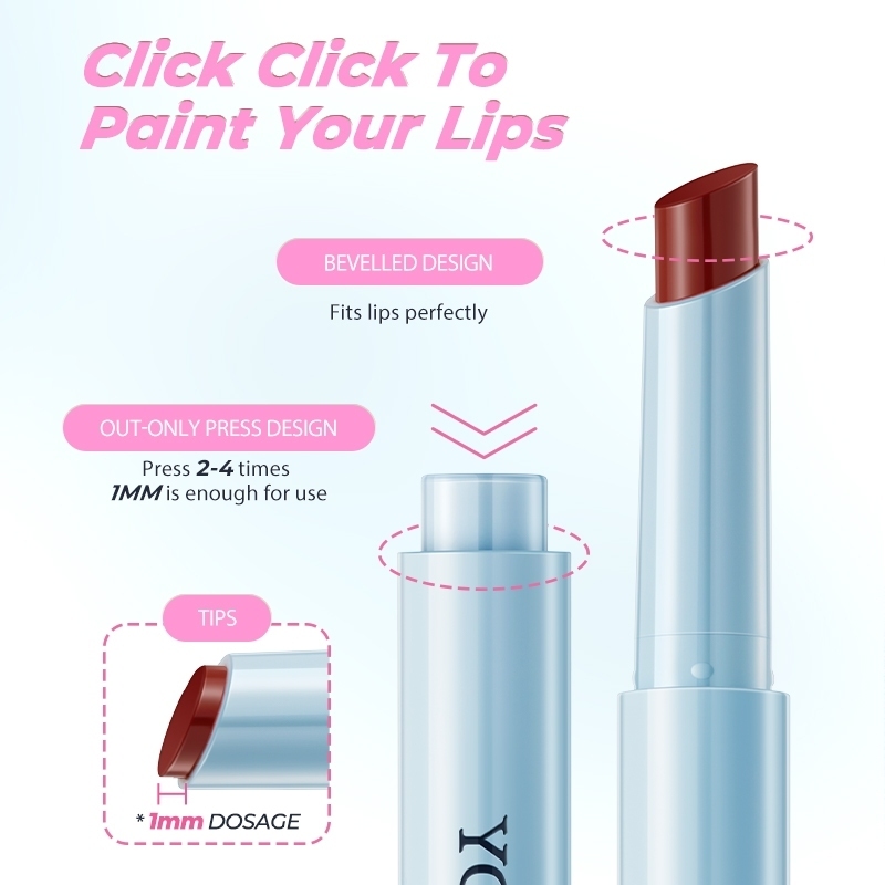 Son Tint Bóng SACE LADY Sáng Bóng Lấp Lánh Trang Điểm Môi