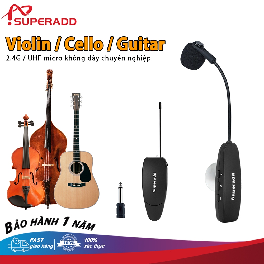 【COD】Micro không dây SUPERADD KX-632 Micro violin/đàn cello/đàn guitar ...