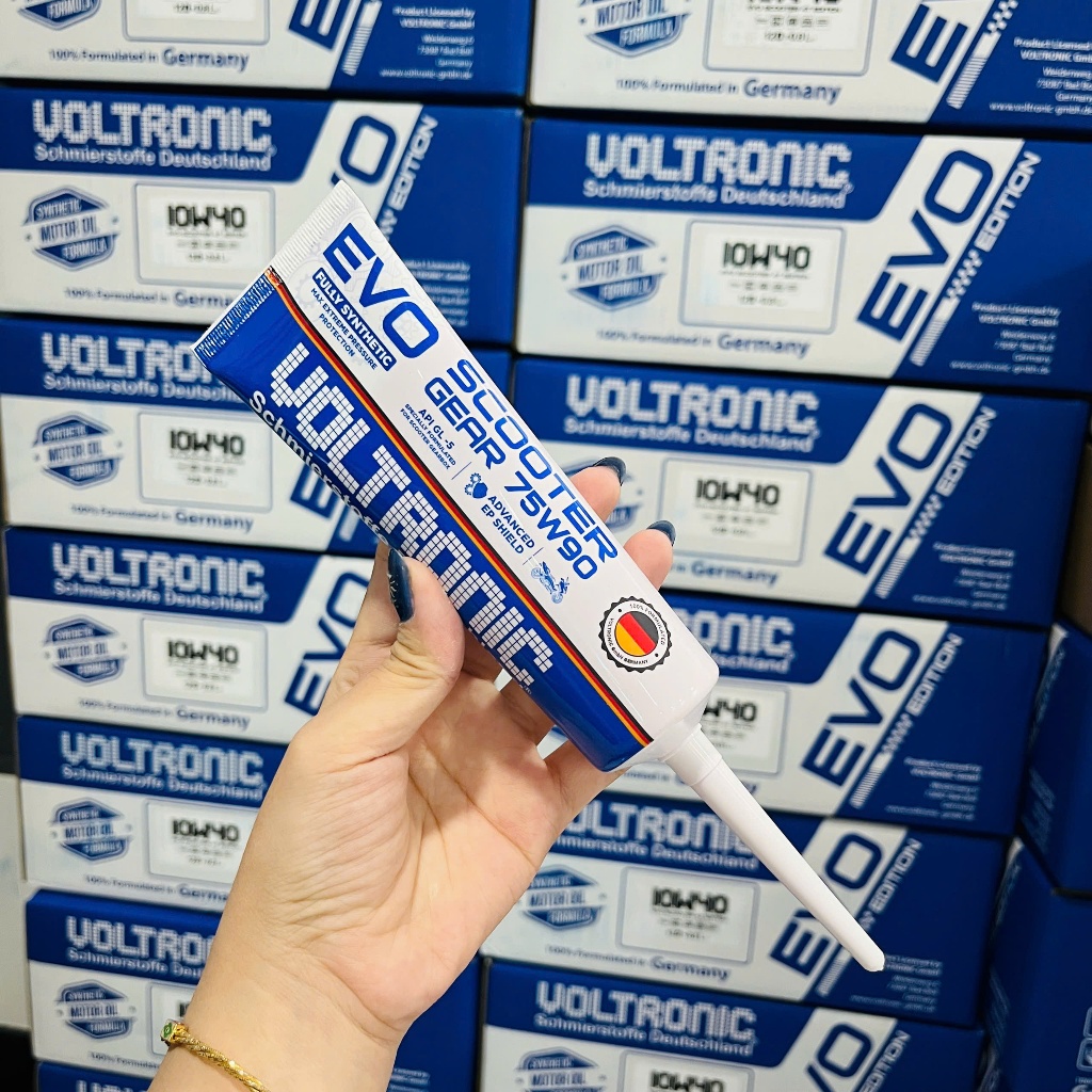 Nhớt Láp Full Tổng Hợp Xe Tay Ga Voltronic EVO Scooter Gear Oil 75w90 120ml