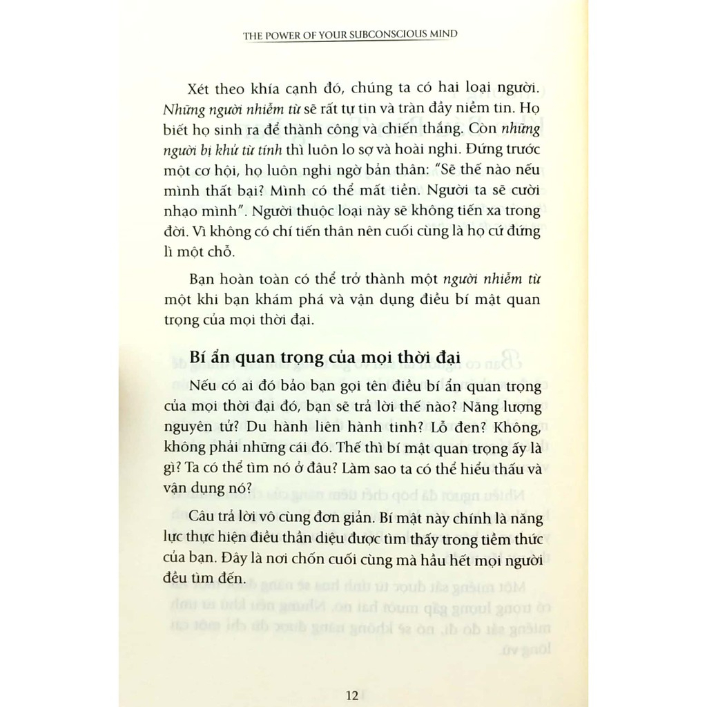 Sách - Sức Mạnh Tiềm Thức (Bìa Mềm) -  Joseph Murphyc