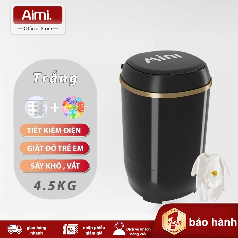 [Bh 12 Tháng ]Aimi Máy Giặt Mini Tự Động 85% - Hình Ảnh Thực Tế