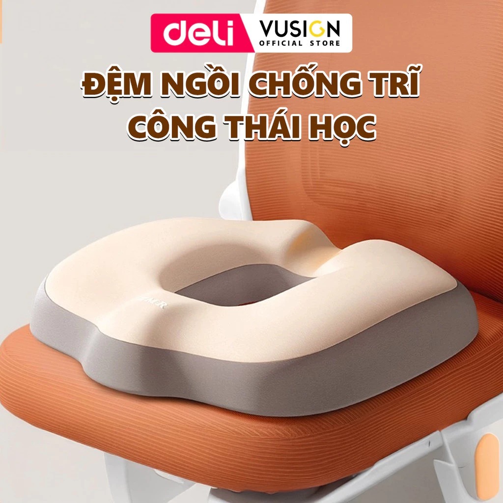 Đệm Ngồi Deli Nhiều Mẫu Cao Su Non Siêu Êm Gối Lót Ghế Văn Phòng Chống Trĩ Giảm Đau Lưng Ê Mông | BigBuy360 - bigbuy360.vn