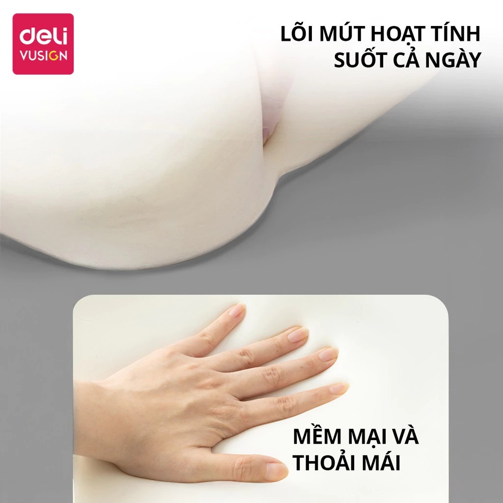 Đệm Ngồi Deli Nhiều Mẫu Cao Su Non Siêu Êm Gối Lót Ghế Văn Phòng Chống Trĩ Giảm Đau Lưng Ê Mông | BigBuy360 - bigbuy360.vn