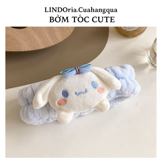 LINDOria Bờm Tóc Cài Tóc Xinh Xắn Dễ Thương Lông Nhung Mềm Mại Kiểu Dáng Đa Dạng
