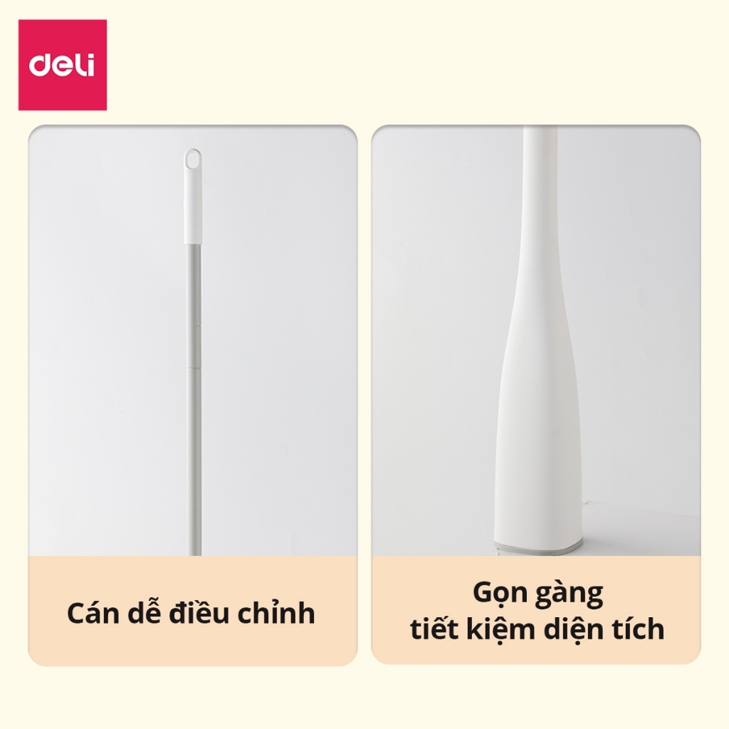 Cây lau nhà mút xốp cao su tự vắt thông minh DelixVusign cao cấp siêu thấm hút tiện lợi dễ dàng