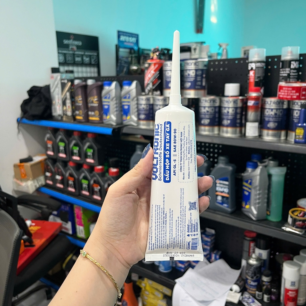 Nhớt Láp Full Tổng Hợp Xe Tay Ga Voltronic EVO Scooter Gear Oil 75w90 120ml