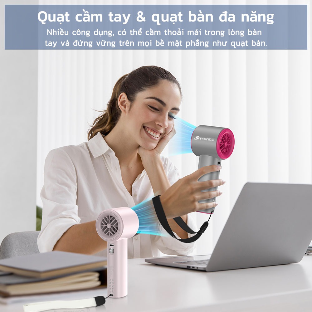 【Quà tặng gia đình】LUX Quạt cầm tay mini - Điều chỉnh nhiều cấp, quà tặng gia đình