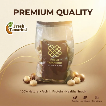 Hạt Macca Úc Loại 1 Nứt Vỏ Túi 500g