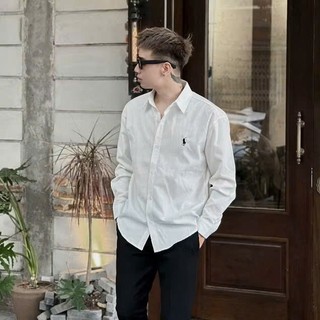 Áo Sơ Mi Tay Dài Vải Oxford Cao Cấp Thêu Ngựa Trẻ Trung Thời Trang  GUDOMAN G03