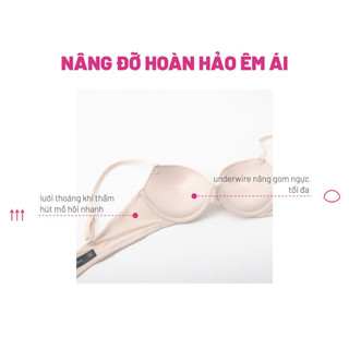 Áo ngực có gọng iBasic mút vừa mặc áo dài BRAW119