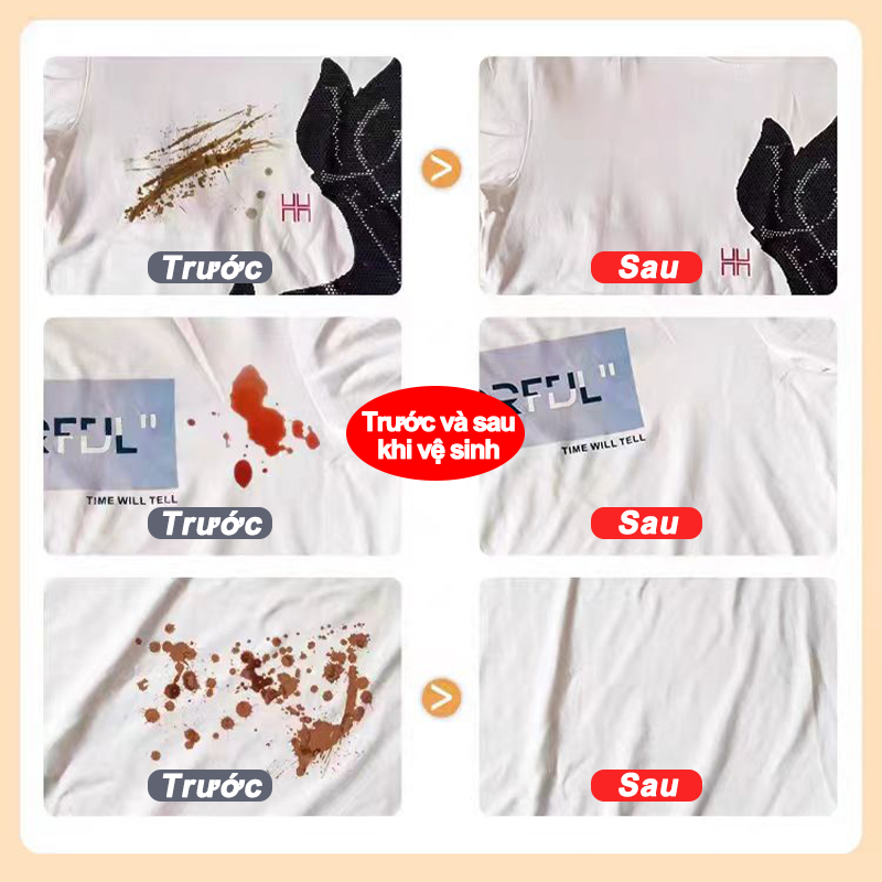 Nước Tẩy Dầu Mỡ Chuyên Nghiệp Cho Quần Áo, Chất tẩy dầu mỡ trên quần áo, Chất tẩy ố vàng trên quần áo