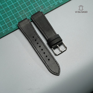 Dây đeo da bò thật cho CASIO AE1200 - thương hiệu Ví Da SAGO