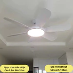 4/4 VOUCHER 50K Quạt trần dành cho trần thấp, phòng nhỏ như chung cư, phòng ngủ thấp và nhỏ, phòng khách thấp và nhỏ, — ảnh 8