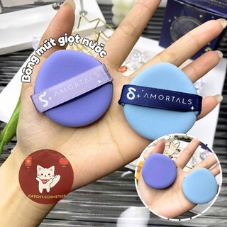 [AMORTALS] Set 4 Bông Mút Trang Điểm AMORTALS Ngôi Sao Kèm Giá Để, Bông Mút Tán Kem Nền