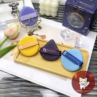 [AMORTALS] Set 4 Bông Mút Trang Điểm AMORTALS Ngôi Sao Kèm Giá Để, Bông Mút Tán Kem Nền