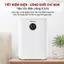 Máy hút ẩm lọc không khí mini Fujihome DHP05 1080ml/ngày, lọc không khí Ion khử khuẩn UV phòng tủ quần áo, tủ giày, sách