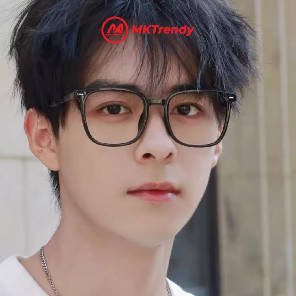 [ĐQ KOL x MKTRENDY] Kính đổi màu gọng vuông X16 chống ánh sáng xanh chống tia UV tặng túi đựng kính khăn lau kính