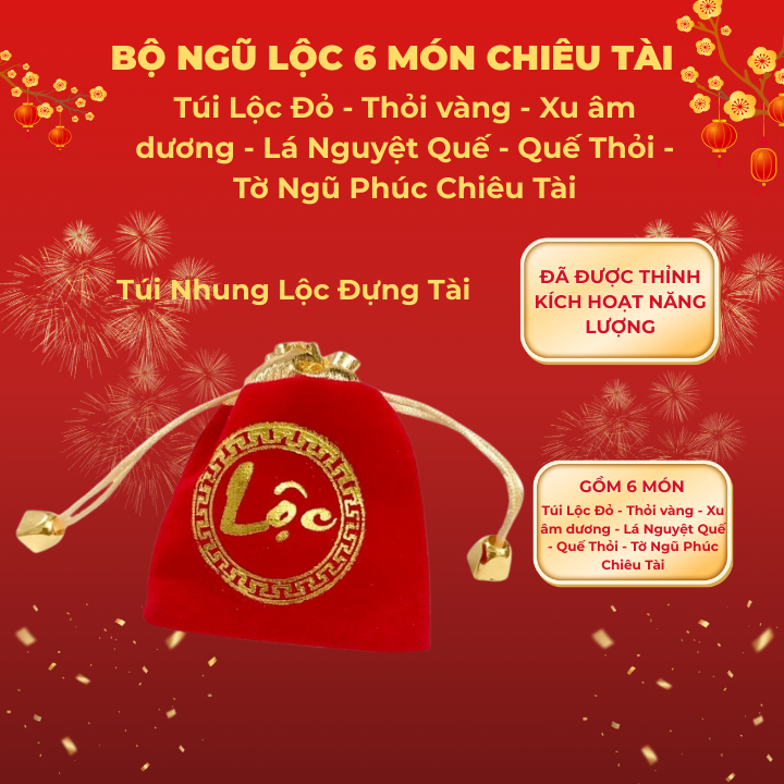 Bộ Ngũ Lộc 6 món phong thủy, vật phẩm cân bằng năng lượng bình an, thuận lợi ( MẸO CÔ PHƯƠNG HẰNG ).