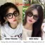 Kính đổi màu gọng vuông kính râm chống tia UVthời trang nam nữ phong cách X17