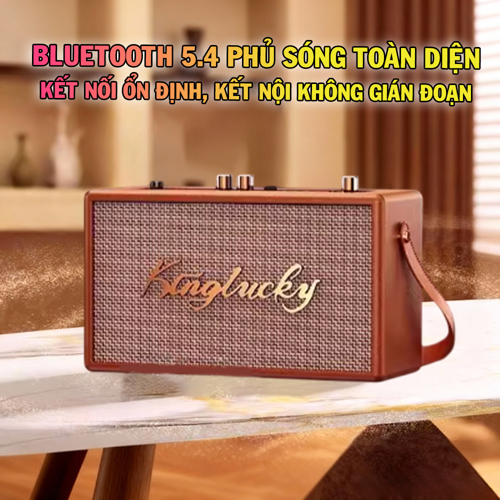 KINYO Loa Karaoke Xách Tay KINYO-S16, KINYO-S21  Kèm 2 Micro Chip Sử Lý Âm Thanh DSP Loa Vòm 360 Độ