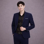[MUA 1 ĐƯỢC 6] Bộ vest nam lịch lãm, trẻ trung, Form ôm body, phong cách Hàn Quốc, Tặng Cavat+Ghim Cài+Quần Sịp+Móc treo — ảnh 6