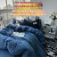 Bộ chăn ga gối 4 món đũi trơn Hàn Quốc Memminbedding Luxury phong cách đơn giản nhưng tràn đầy tinh tế