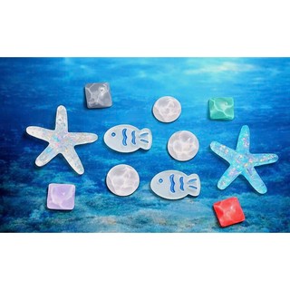Set Charm Đại Dương Pastel Trong Suốt – Sao Biển Cá Biển Cute Gắn Dép DIY