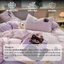 Bộ chăn ga gối 4 món đũi thêu Memminbedding Luxury sợi dệt 5D quen thuộc với hoạ tiết siêu đáng yêu