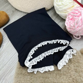 Áo Cổ Cao Bigsize Nữ Áo Thun Ôm Giữ Nhiệt Thu Đông Tay Dài Viền Ren Cho Chubby A334