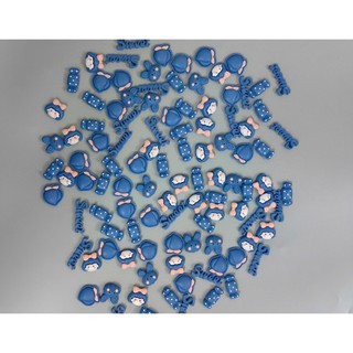 [HÀNG ĐỘC QUYỀN] Set charm tone màu: Charm tone màu Xanh dương - Màu trend mới 2026