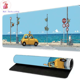 ( TẶNG SET 10 KHẨU TRANG) Miếng lót chuột Mèo Chiều Buồn 80x30 hoạt hình dễ thương chống nước cực êm Meili Store