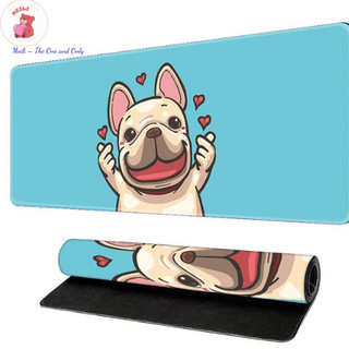 ( TẶNG SET 10 KHẨU TRANG) Miếng lót chuột Nhéo Má Shiba 80x30 hoạt hình dễ thương chống nước cực êm Meili Store