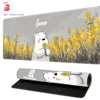 ( TẶNG SET 10 KHẨU TRANG) Miếng lót chuột 80x30cm hoạt hình dễ thương chống nước cực êm Meili Store