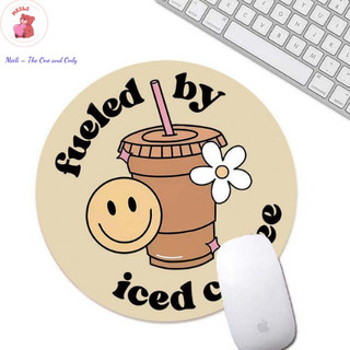 ( TẶNG SET 10 KHẨU TRANG) Miếng lót chuột Trà Sữa Mặt Cườitròn dễ thương chống nước cực êm MEILI STORE