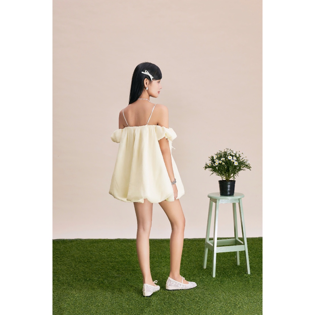 Đầm Nữ Trễ Vai Sumire Dáng Bí SECODEE