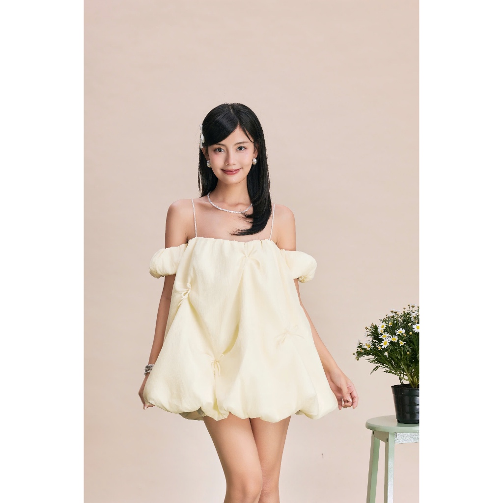 Đầm Nữ Trễ Vai Sumire Dáng Bí SECODEE
