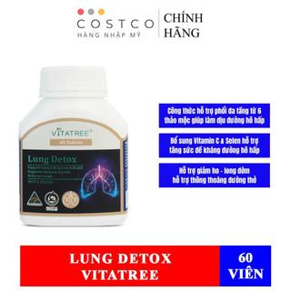 [HÀNG CÔNG TY] TPBVSK Hỗ Trợ Phổi & Đường Hô Hấp – Vitatree Lung Detox – Có Tem Phụ Tiếng Việt
