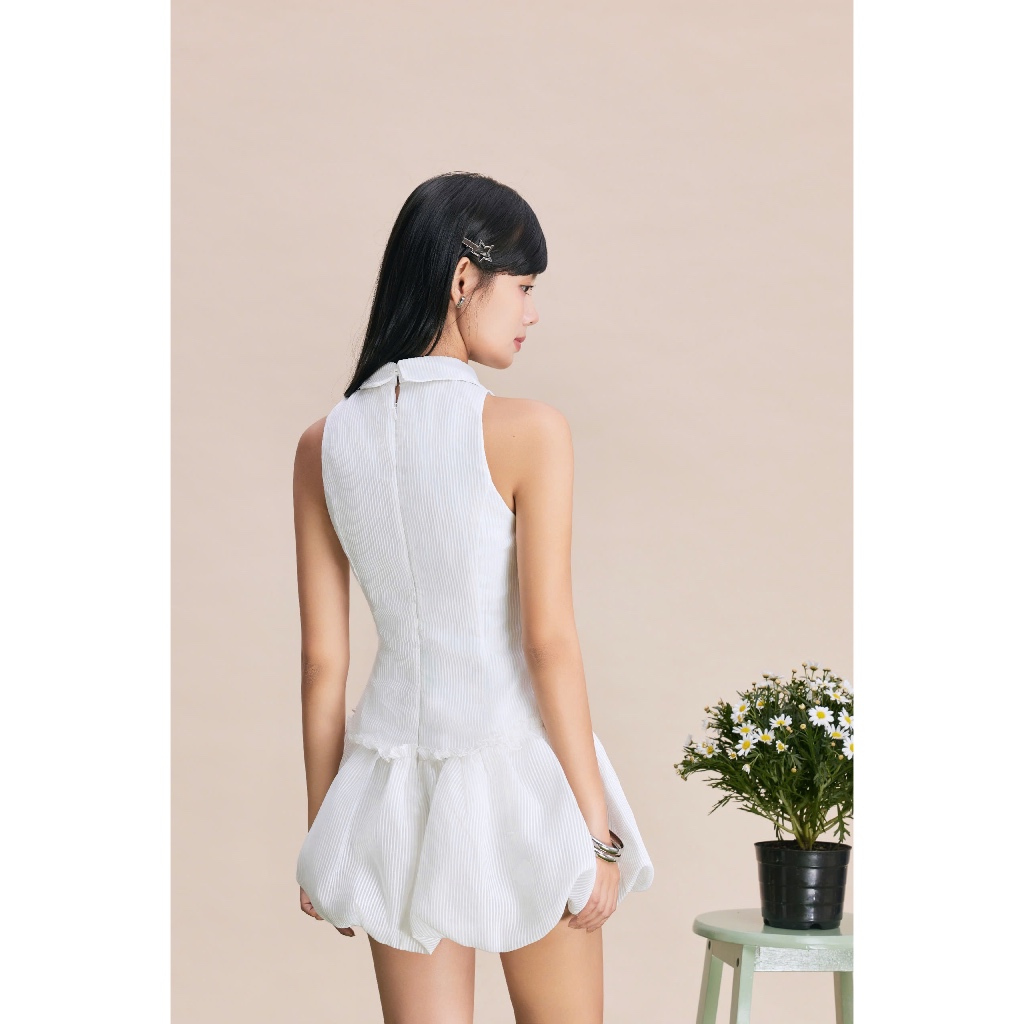 Đầm Nữ Corteg Cổ Yếm Dáng Bí SECODEE
