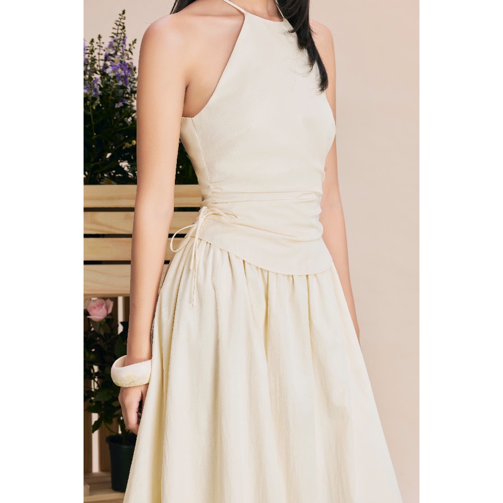 Đầm Maxi Onsra Cổ Yếm SECODEE