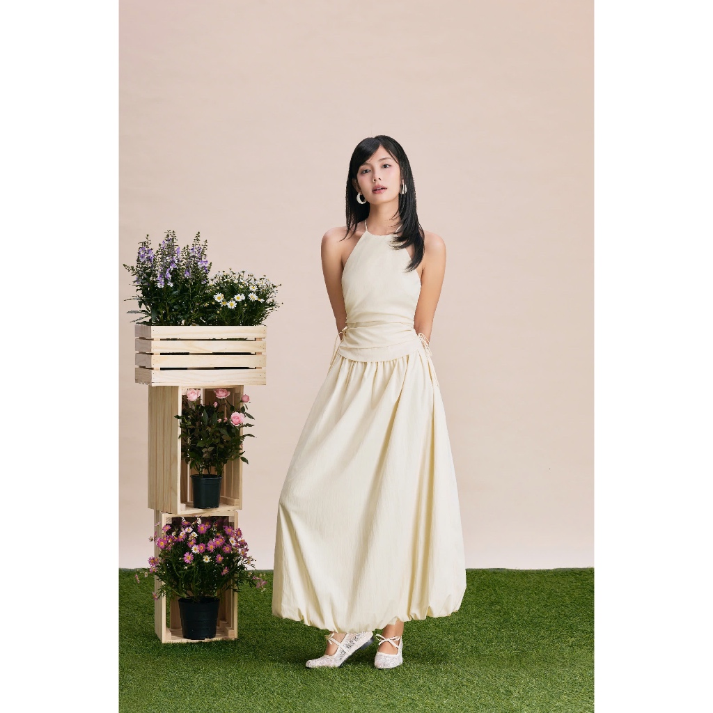 Đầm Maxi Onsra Cổ Yếm SECODEE