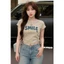 Áo Thun Dáng Croptop Ôm Boddy SMILE Phối Dây Rút Hông Sexy Siêu Tôn Dáng Mặc ở Nhà, Đi Chơi Cực Xinh