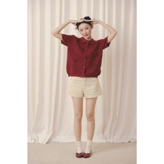 Quần short OLV chữ A basic năng động Kaki High Waist nhiều màu phối nhiều kiểu mặc thường ngày