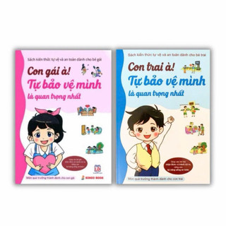 Sách - Combo Con gái à tự bảo vệ mình + Con trai à tự bảo vệ mình