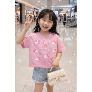 Áo bé gái áo cotton cho bé 29-45kg( tặng 10kt)