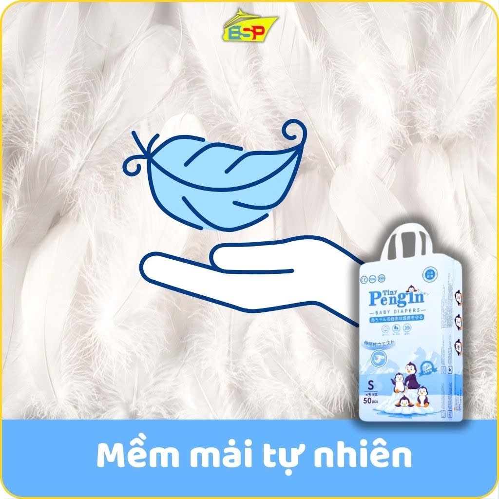 (XẢ KHO) Bỉm/Tã Quần Tiny Pengin Dành Cho Trẻ Em size M/L/XL/2XL/3XL/4XL/5XL Túi 50 miếng - 23HShopPremium