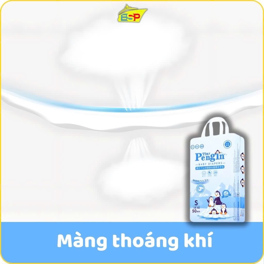 (XẢ KHO) Bỉm/Tã Quần Tiny Pengin Dành Cho Trẻ Em size M/L/XL/2XL/3XL/4XL/5XL Túi 50 miếng - 23HShopPremium