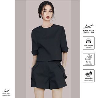 Set bộ quần áo tay lửng cao cấp LUST Set đồ nữ basic chất liệu chéo tuyết cao cấp M130