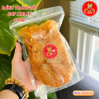 Bánh Tráng Tỏi Cay Malay TIGER FOOD Bánh Tráng Tỏi Cay Malay Siêu Cay Vị Chua Nhẹ - Đồ Ăn Vặt Sài Gòn Snack Thức Ăn